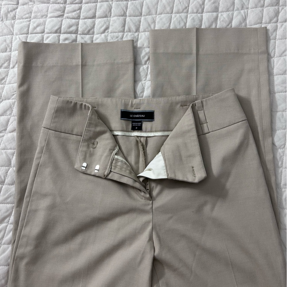 Straight leg dress pants